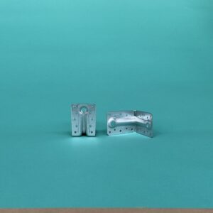 Vinkelbeslag - 88x88x2x60 mm - 1stk